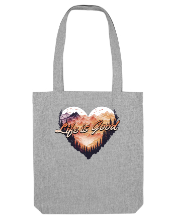 in stil grunge - Life is good Heather Grey