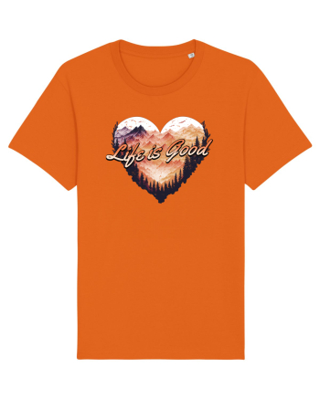in stil grunge - Life is good Bright Orange