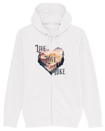 in stil grunge - Live love hike White
