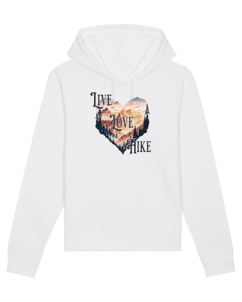 in stil grunge - Live love hike White