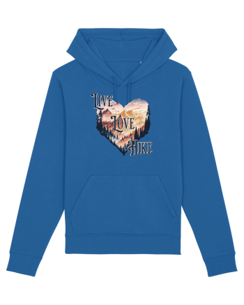 in stil grunge - Live love hike Royal Blue