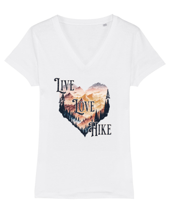 in stil grunge - Live love hike White