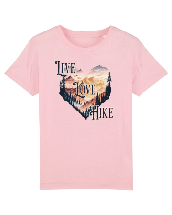 in stil grunge - Live love hike Cotton Pink