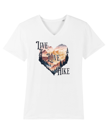 in stil grunge - Live love hike White
