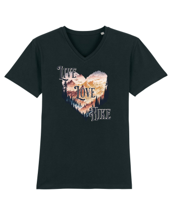 in stil grunge - Live love hike Black