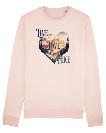 in stil grunge - Live love hike Candy Pink
