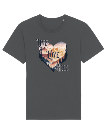 in stil grunge - Live love hike Anthracite