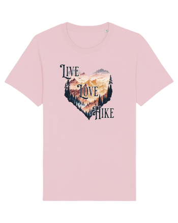 in stil grunge - Live love hike Cotton Pink
