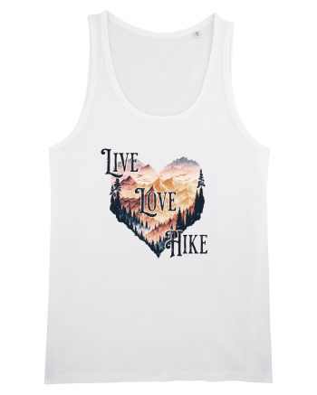 in stil grunge - Live love hike White