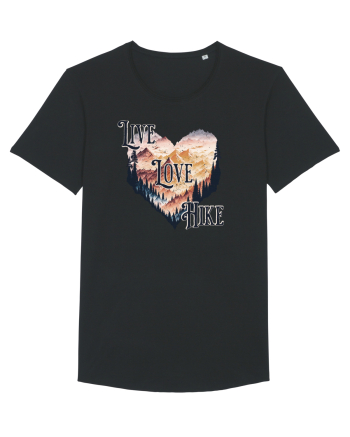 in stil grunge - Live love hike Black