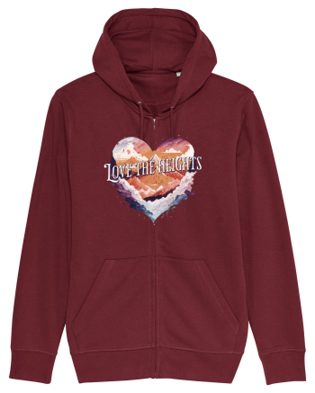 in stil grunge - Love the heights Burgundy