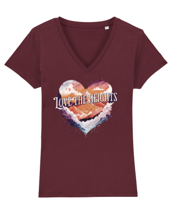 in stil grunge - Love the heights Burgundy