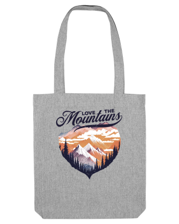 in stil grunge - Love the mountains Heather Grey