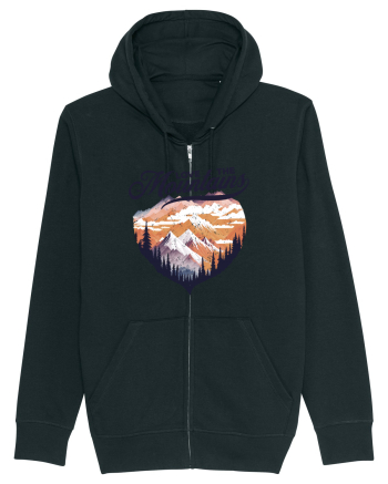 in stil grunge - Love the mountains Black