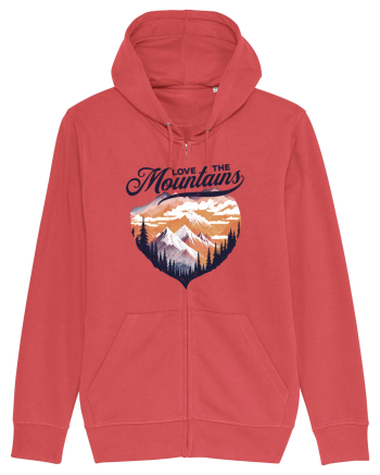 in stil grunge - Love the mountains Carmine Red
