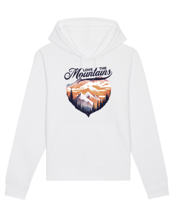 in stil grunge - Love the mountains White