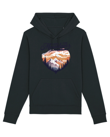 in stil grunge - Love the mountains Black