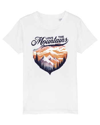 in stil grunge - Love the mountains White