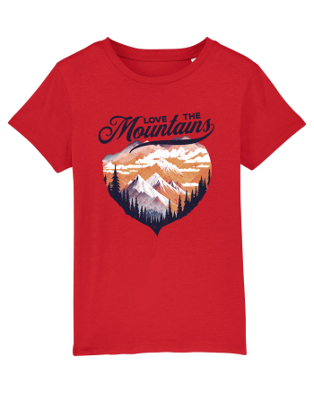 in stil grunge - Love the mountains Red