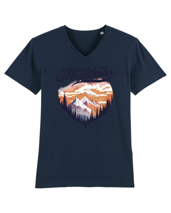 in stil grunge - Love the mountains French Navy