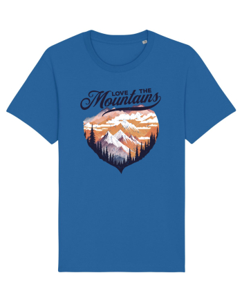 in stil grunge - Love the mountains Royal Blue