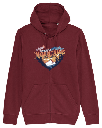 in stil grunge - Loving the mountains since forever Burgundy