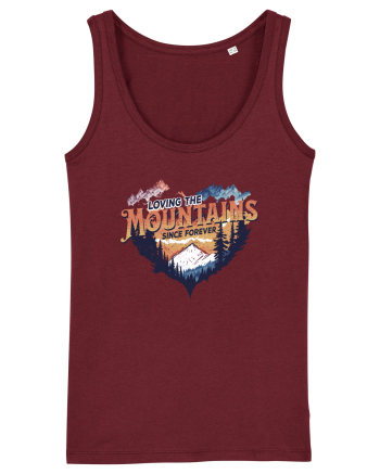 in stil grunge - Loving the mountains since forever Burgundy