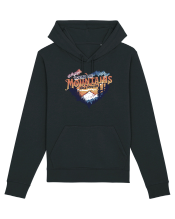 in stil grunge - Loving the mountains since forever Black