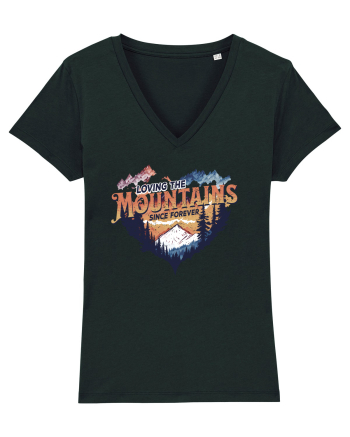 in stil grunge - Loving the mountains since forever Black