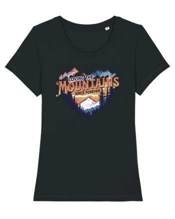 in stil grunge - Loving the mountains since forever Black