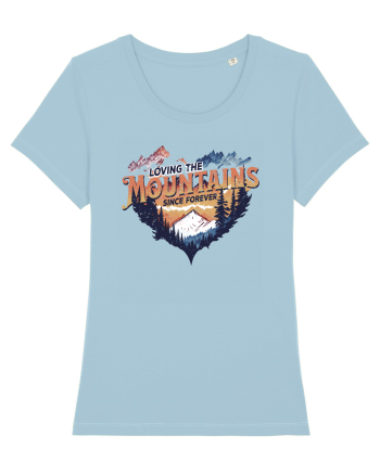 in stil grunge - Loving the mountains since forever Sky Blue