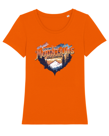 in stil grunge - Loving the mountains since forever Bright Orange