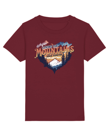in stil grunge - Loving the mountains since forever Burgundy