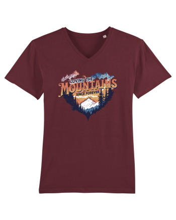 in stil grunge - Loving the mountains since forever Burgundy