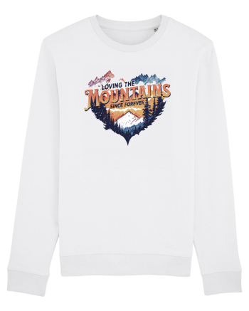 in stil grunge - Loving the mountains since forever White