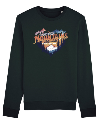 in stil grunge - Loving the mountains since forever Black