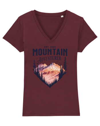 in stil grunge - Mountain Adventurer Burgundy