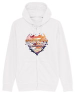 in stil grunge - Mountain passion Hanorac cu fermoar Unisex Connector