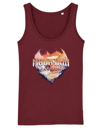 in stil grunge - Mountain passion Burgundy