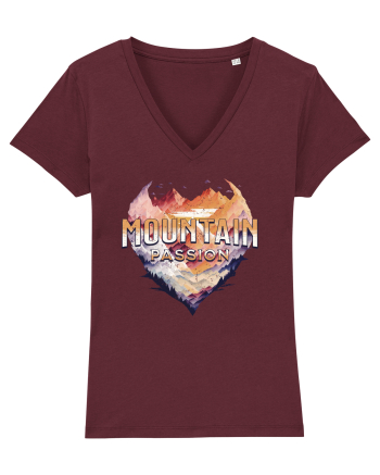 in stil grunge - Mountain passion Burgundy
