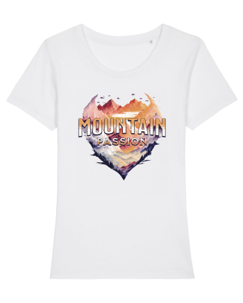 in stil grunge - Mountain passion White