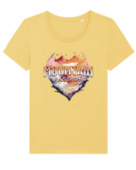 in stil grunge - Mountain passion Tricou mânecă scurtă guler larg fitted Damă Expresser