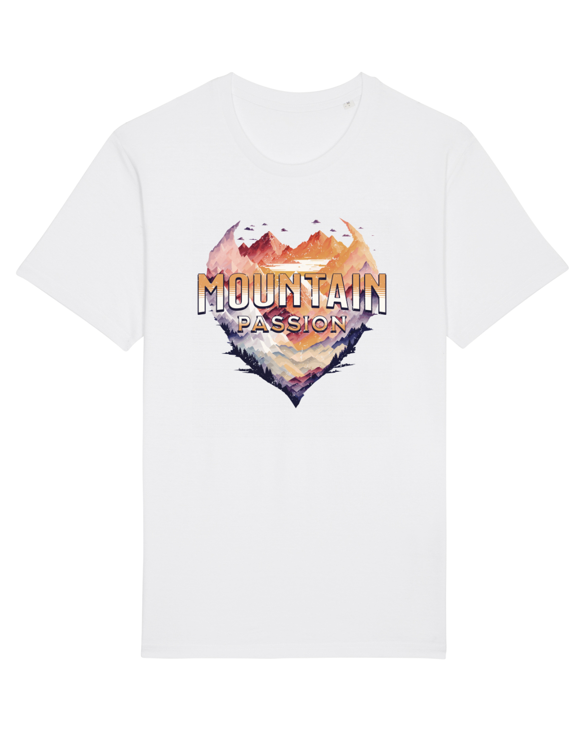 Tricou mânecă scurtă Unisex Rocker White