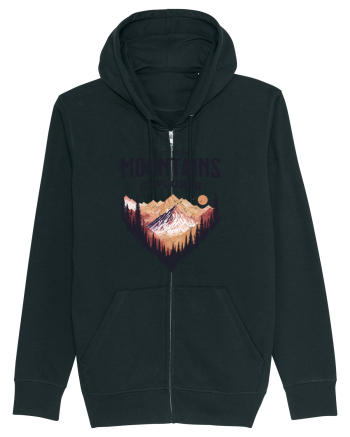 in stil grunge - Mountains explorer Black