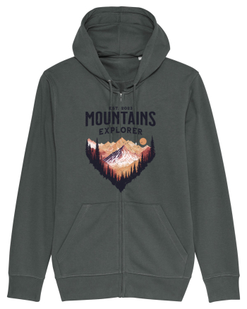 in stil grunge - Mountains explorer Anthracite