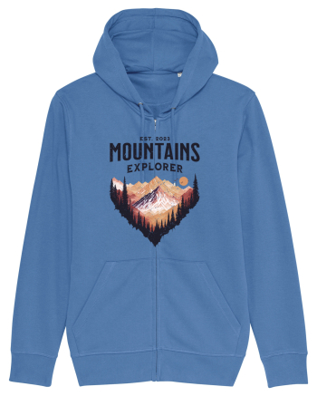 in stil grunge - Mountains explorer Bright Blue