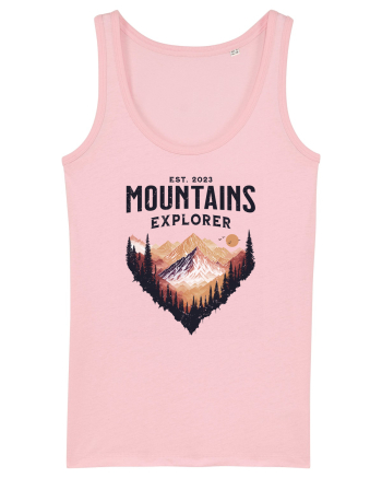 in stil grunge - Mountains explorer Cotton Pink