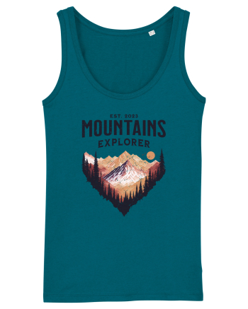 in stil grunge - Mountains explorer Ocean Depth