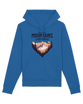 in stil grunge - Mountains explorer Royal Blue