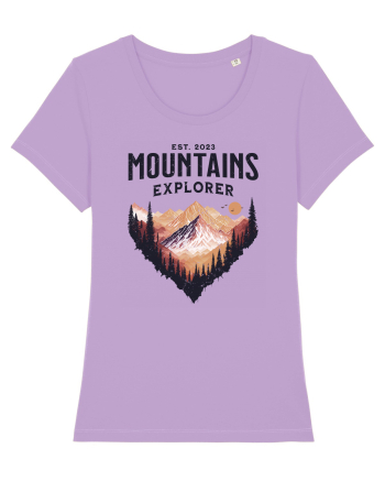 in stil grunge - Mountains explorer Lavender Dawn